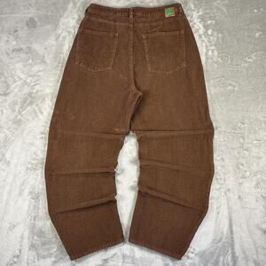 Empyre Y2K Tori Carafe Corduroy Skate Brown Pants Size 11